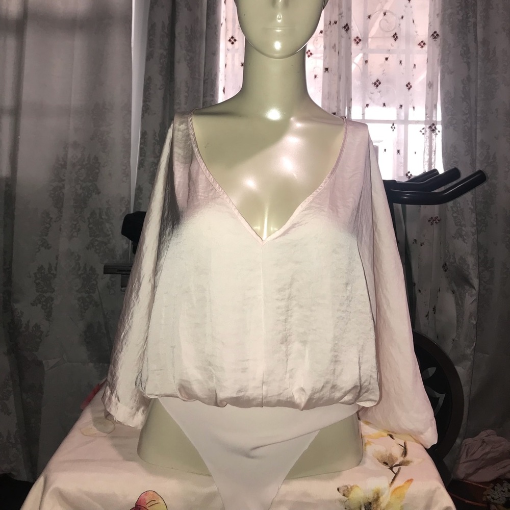 One piece silk top